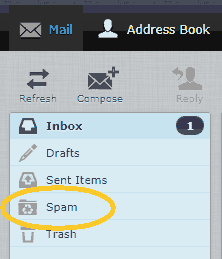 Webmail-Spam